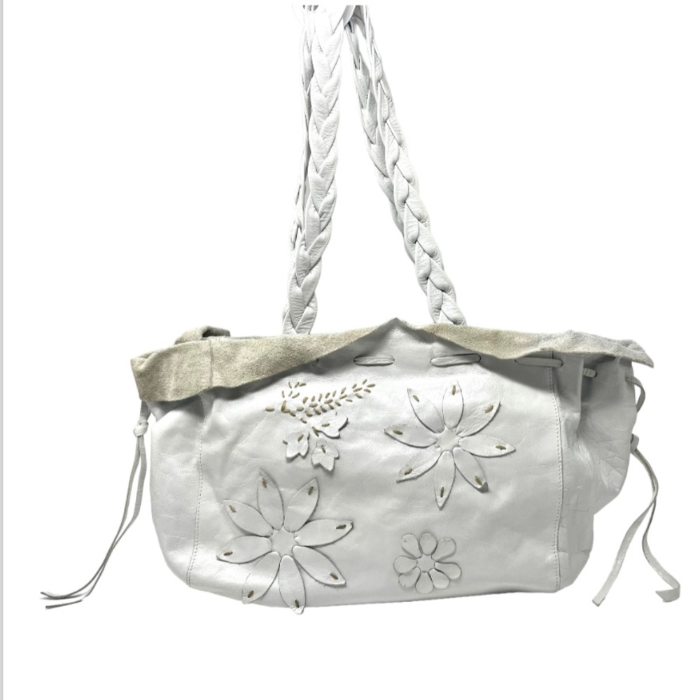 ROBERTA GANDOLFI leather boho style bag, made in Italy - NWOT